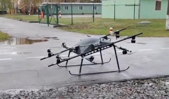 Октокоптер МК 101 «Матрёшка» на площадке